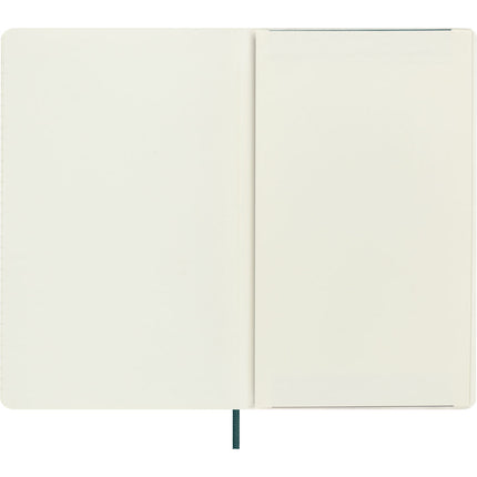 Moleskine Vegea Notebook - Soft Cover - Large Ruled - Boa Green w/Gift Box