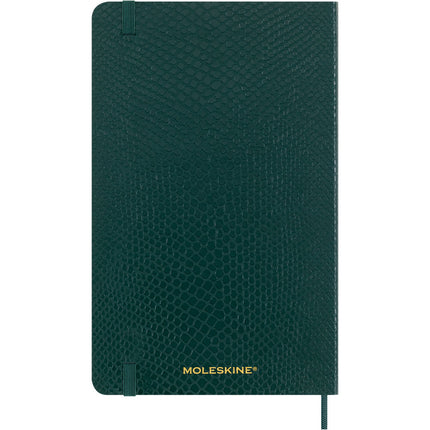 Moleskine Vegea Notebook - Soft Cover - Large Ruled - Boa Green w/Gift Box