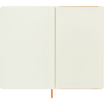 Moleskine Vegea Notebook - Soft Cover - Large - Capri Orange w/Gift Box