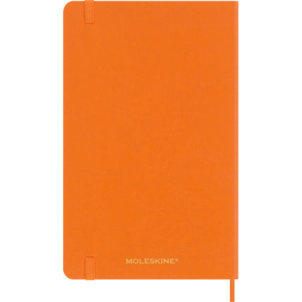 Moleskine Vegea Notebook - Soft Cover - Large - Capri Orange w/Gift Box