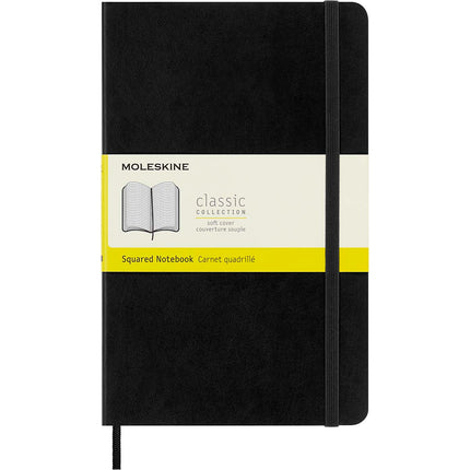Moleskine Notebook - Soft Cover - Large Square - 3 Colours