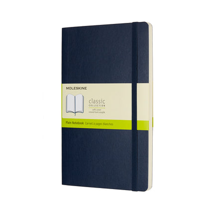 Moleskine Notebooks - Soft Cover - Large Plain - 7 Colours