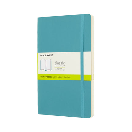 Moleskine Notebooks - Soft Cover - Large Plain - 7 Colours
