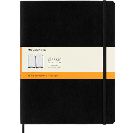 Moleskine Notebooks - Soft Cover - XL Ruled - 7 Colours