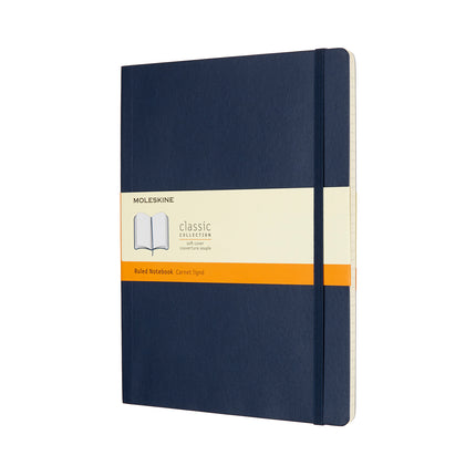 Moleskine Notebooks - Soft Cover - XL Ruled - 7 Colours