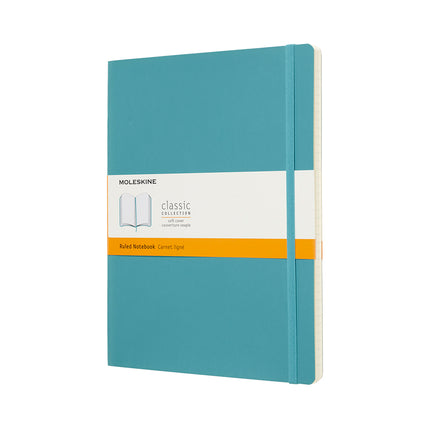 Moleskine Notebooks - Soft Cover - XL Ruled - 7 Colours