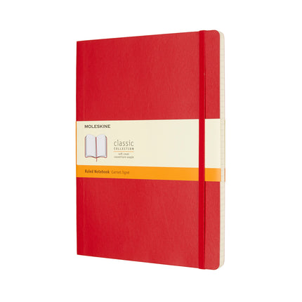 Moleskine Notebooks - Soft Cover - XL Ruled - 7 Colours