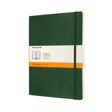 Moleskine Notebooks - Soft Cover - XL Ruled - 7 Colours