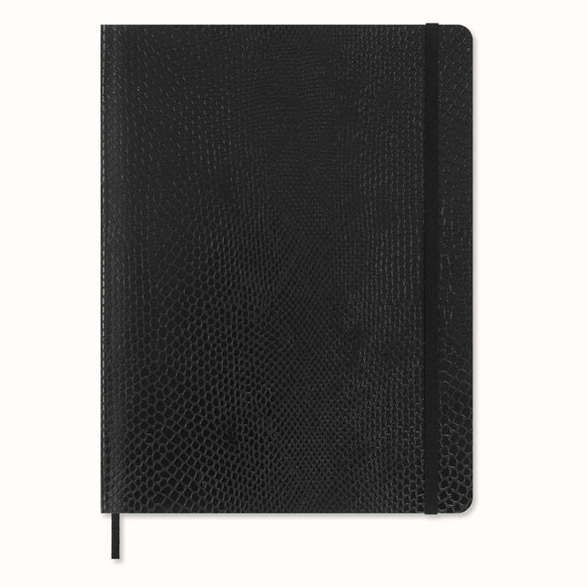 Moleskine Vegea Notebook - Soft Cover - Extra Large - Boa Black w/Gift Box