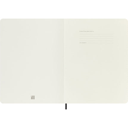 Moleskine Vegea Notebook - Soft Cover - Extra Large - Boa Black w/Gift Box