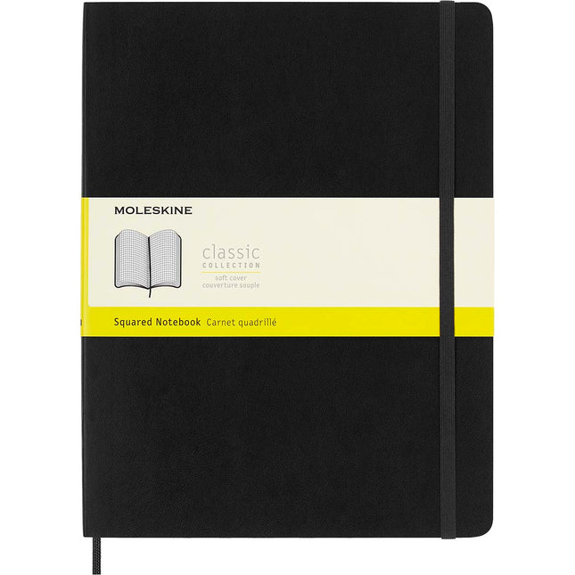 Moleskine Notebook - Soft Cover - XL - Black Square