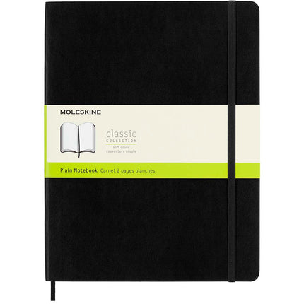 Moleskine Notebooks - Soft Cover - XL Plain - 6 Colours
