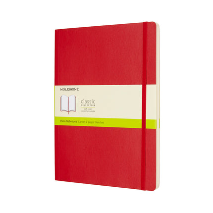 Moleskine Notebooks - Soft Cover - XL Plain - 6 Colours