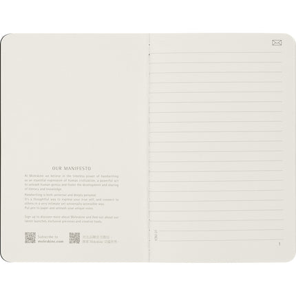 Moleskine Smart Cahier Journal - Pocket - Ruled Black - Pack 2