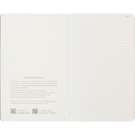 Moleskine Smart Cahier Journal - Large - Ruled Black - Pack 2