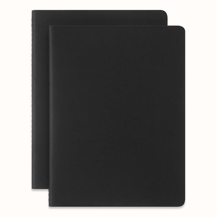 Moleskine Smart Cahier Journal Plain - XL Black - Pack 2