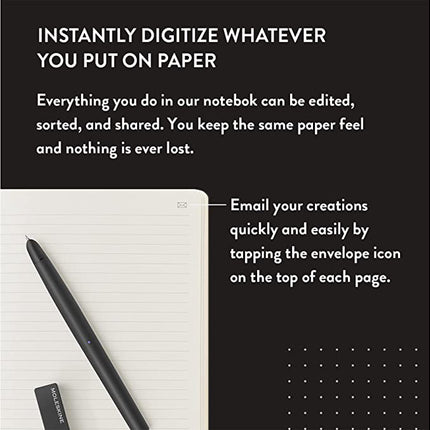 Moleskine Smart Pen 3 + Smart Notebook - Large Black SWS3