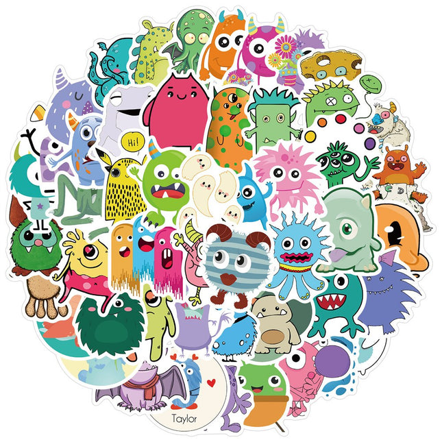 PVC Stickers - Monsters