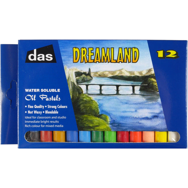 DAS Dreamland Water Soluble Oil Pastels - Pack of 12