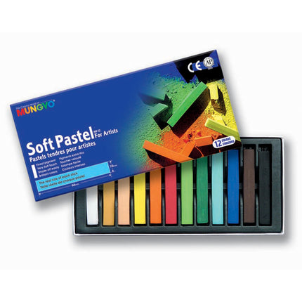 Mungyo Artists Soft Pastels - 12 Pack