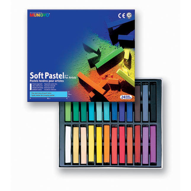 Mungyo Artists Soft Pastels - 24 Pack