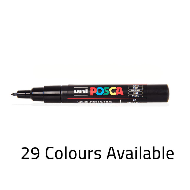 Uni Posca Marker 0.7mm Poly Tip PC-1M