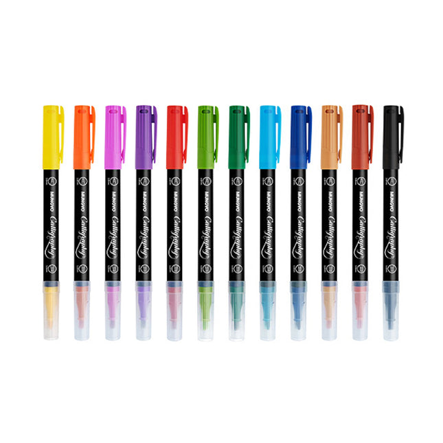 Mungyo Dual Tip Calligraphy Markers - Pack of 12