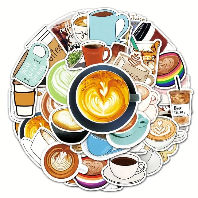 PVC Stickers - Coffee