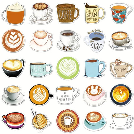 PVC Stickers - Coffee