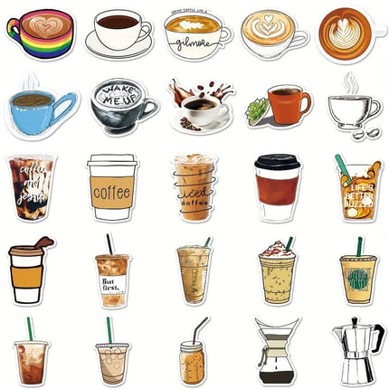 PVC Stickers - Coffee