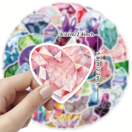 PVC Stickers - Crystals