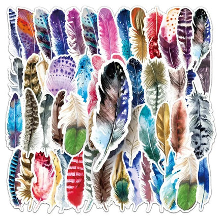 PVC Stickers - Feathers