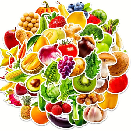 PVC Stickers - Fruit & Veg
