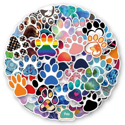 PVC Stickers - Paw Prints
