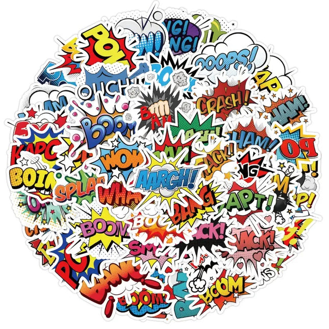 PVC Stickers - Comic Pow
