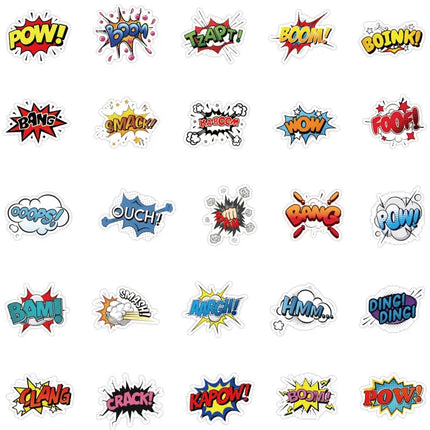 PVC Stickers - Comic Pow