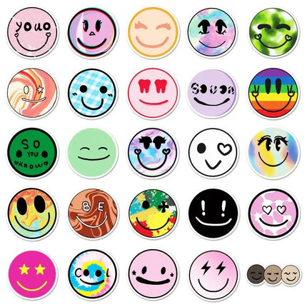 PVC Stickers - Smiley Faces