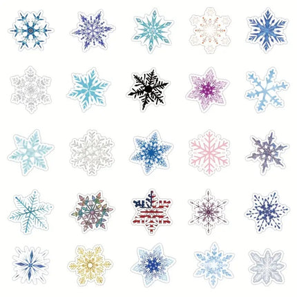 PVC Stickers - Snowflakes