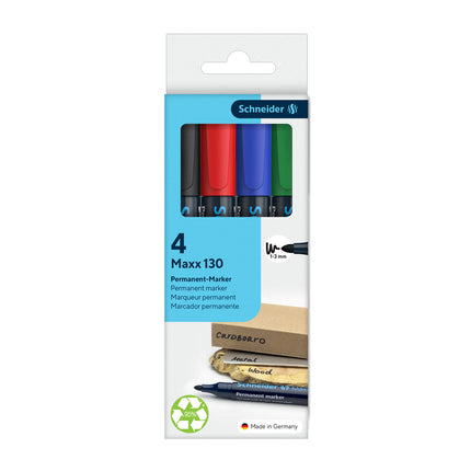 Schneider Permanent marker Maxx 130 - Pack of 4