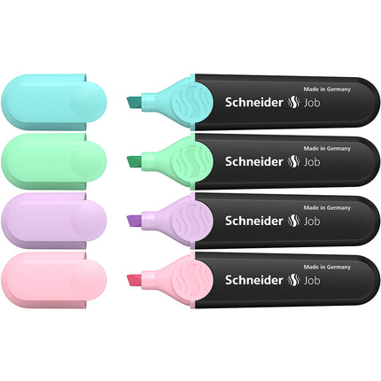 Schneider Job Highlighters Pastels - Pack of 4