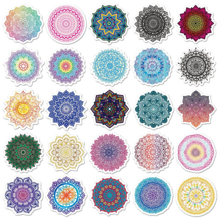 PVC Stickers - Mandala Circles