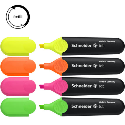 Schneider Job Highlighters - Pack of 4