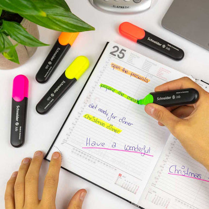 Schneider Job Highlighters - Pack of 4