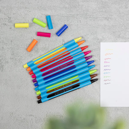 Schneider Slider Edge Ballpoint Pens - Extra Broad - Pack of 8