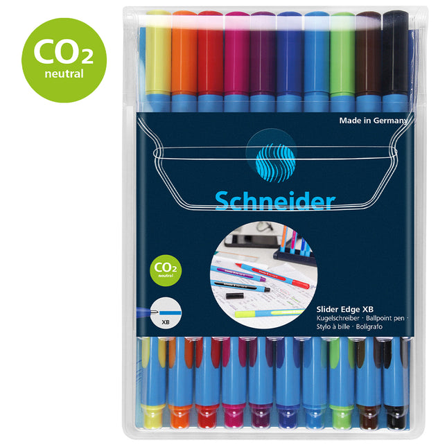 Schneider Ballpoint Pen Slider Edge XB - Pack of 10