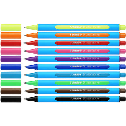 Schneider Ballpoint Pen Slider Edge XB - Pack of 10