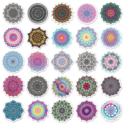 PVC Stickers - Mandala Circles