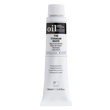 ShinHan Oil Colour Paint 100ml - Titanium White 740