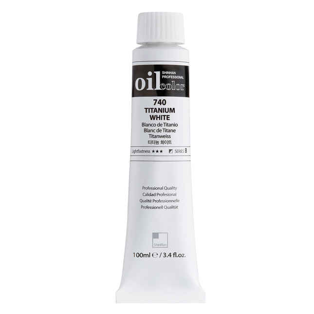 ShinHan Oil Colour Paint 100ml - Titanium White 740