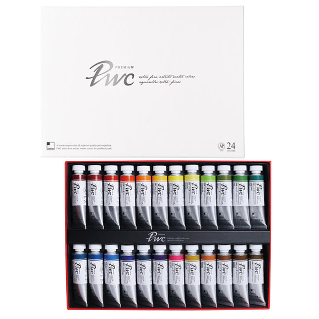 ShinHan Professional Watercolour Paints Extra Fine - 15ml - Set of 24